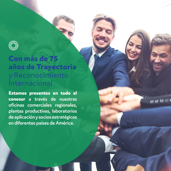 En Blumos tenemos más de 75 años de trayectoria